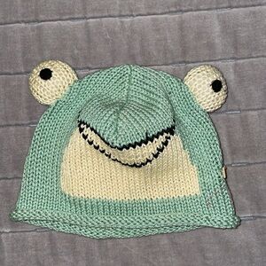 Knitwits frog hat babies baby never worn animal ears fall character unique